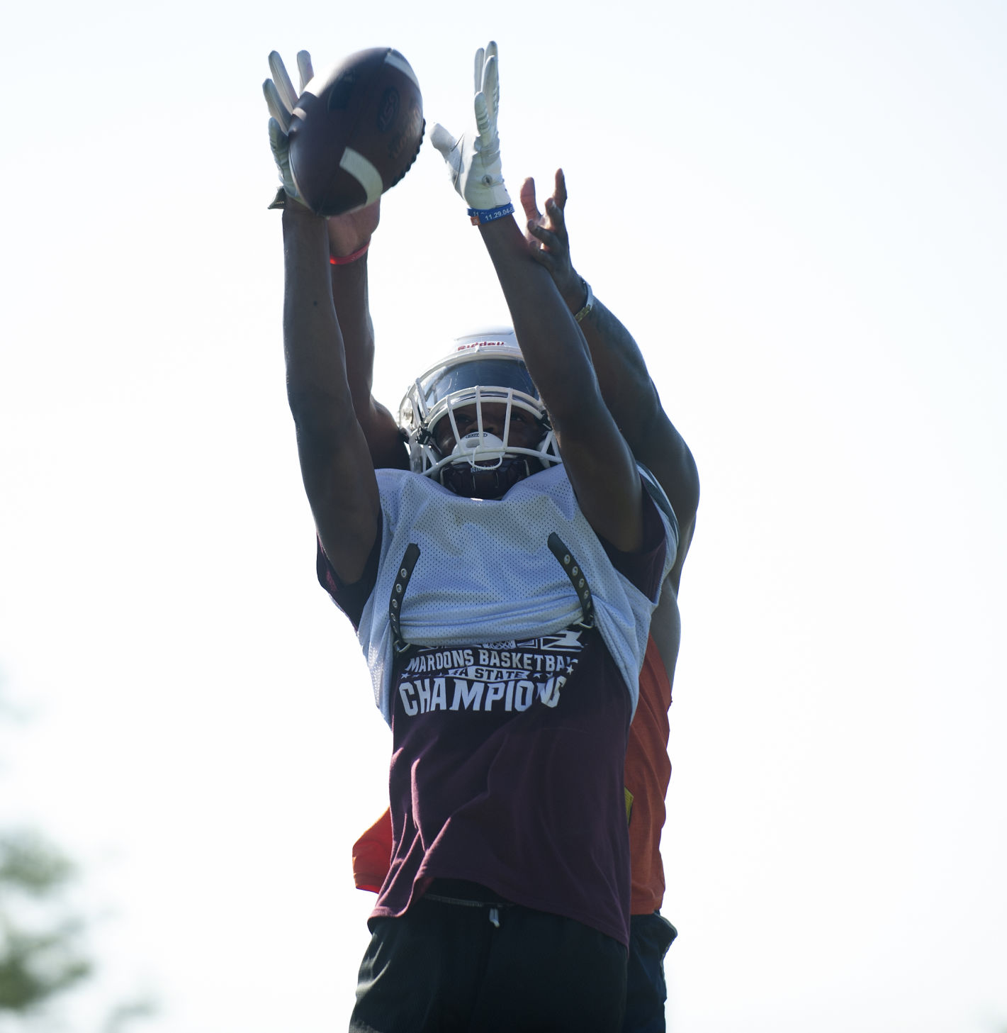 Belleville West High School football practice